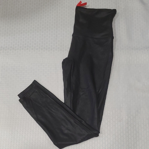SPANX  Faux Leather  High-Waist Leggings Sz XL - Picture 11 of 14